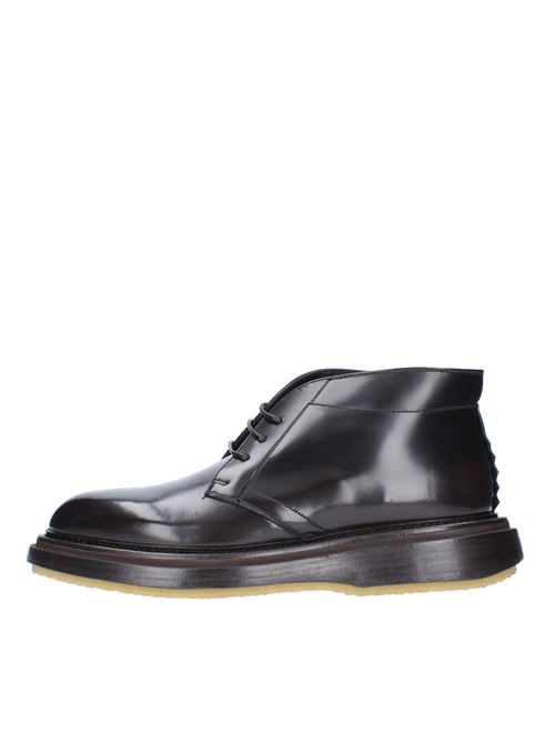 Derby ankle boots model ADAM 308 THE-ANTIPODE in leather THE-ANTIPODE | ADAM 308TESTA DI MORO